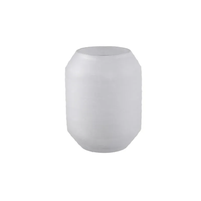 Vase – Weißer Farbton, Glas Material, Streifen Design, M – Malia | PTMD