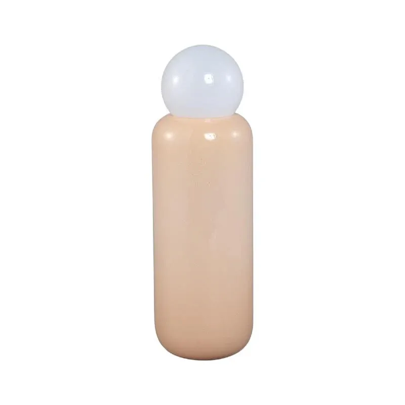LED-Leuchte – Glas Design, Aufladbare Funktion, Beige Farbe, Hoch – Garine | PTMD