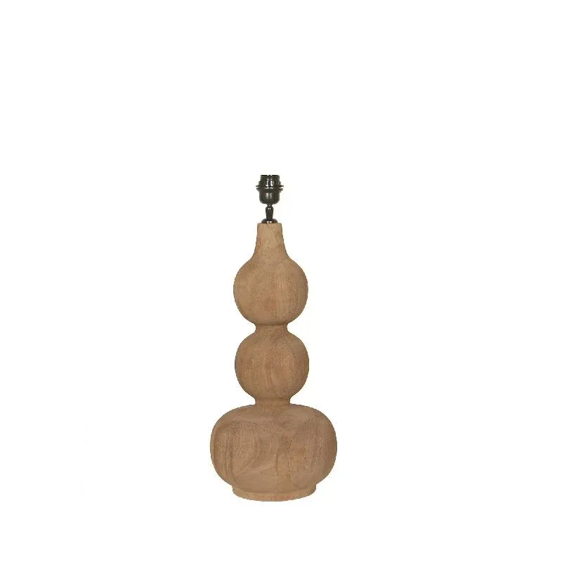 Tischlampenfuß – Massives Mangoholz, natürliche Optik, 55 cm hoch - Altus | PTMD
