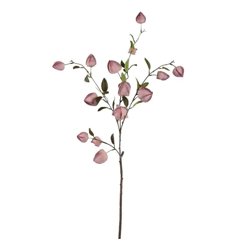 Gartenblume - Lilafarbene Chinesische Laterne Spray, Metall, Kunststoff, leinwand| PTMD