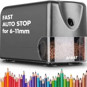 💝Teachers' Favorite Classroom Essentials💝Heavy Duty Electric Pencil Sharpener for Classroom, for 6-11mm No.2/Colored Pencils, Auto Stop, Sharp Point, Save Pencils, Teachers Must Haves,PSX3GY