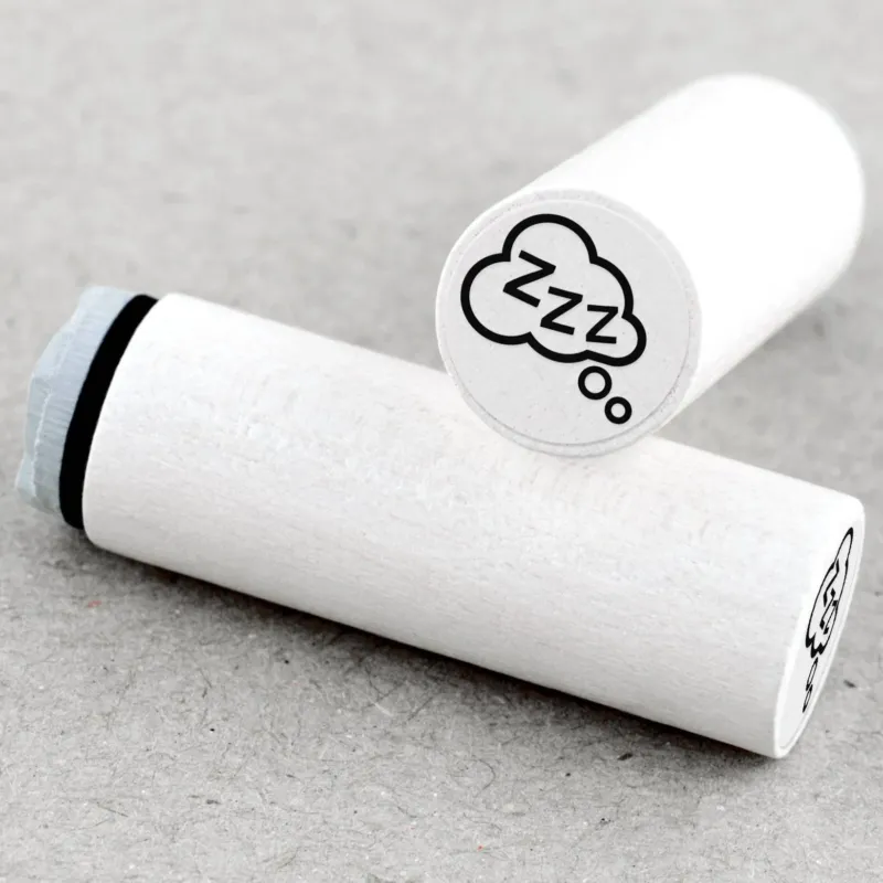 MINI RUBBER STAMP // SLEEPY CLOUD