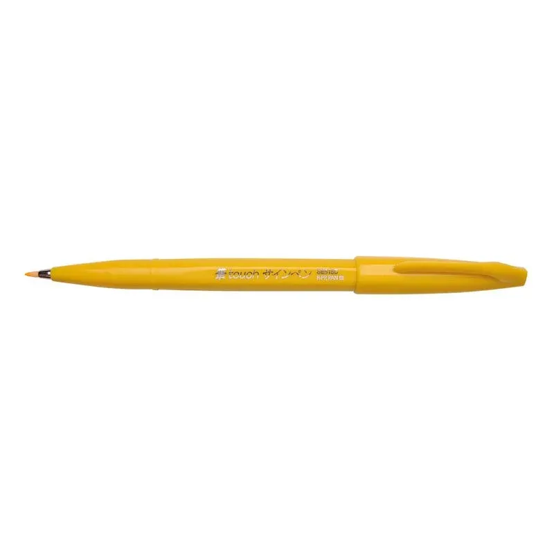 Pentel SES15C-G Brush-Pen gelb, 1 St.