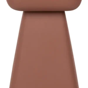 Hocker Earth Terracotta, Zuiver Beistelltisch aus Eisen für Wohnzimmer