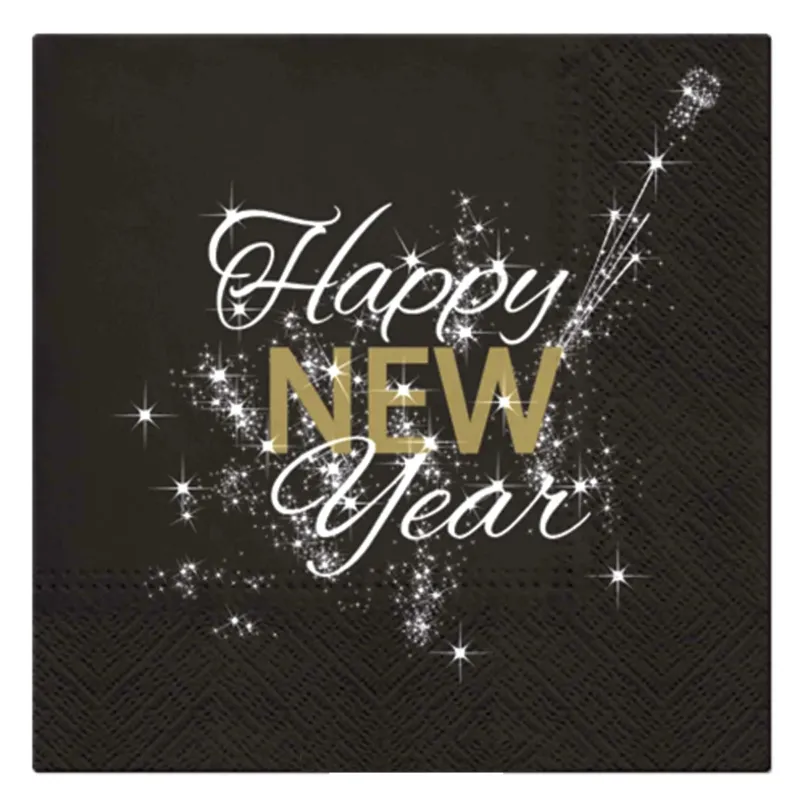 2er set Servietten Happy New Year