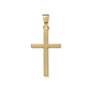 Anhänger Balkenkreuz Gelbgold 375 poliert