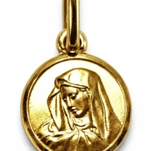 Anhänger Medaille Dolorosa Gelbgold 750 8 mm