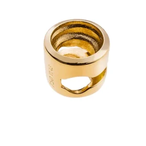 Anhänger Rohling Solitär Zargenfassung Gelbgold 750 für 0.50ct.