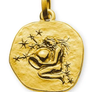 Anhänger Sternzeichen Wassermann Gelbgold 750