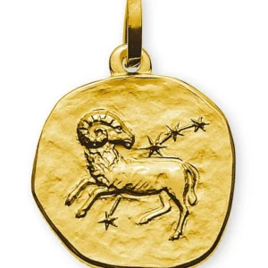 Anhänger Sternzeichen Widder Gelbgold 750