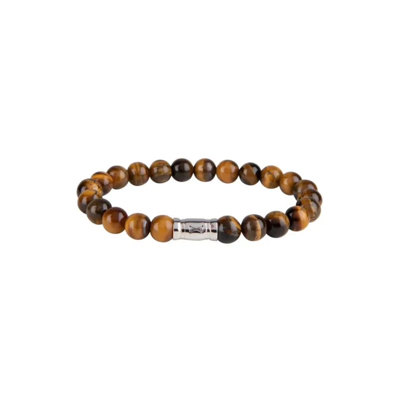 AZE Jewellery Herren Armband Grand Teton Edelstein Silber 8mm
