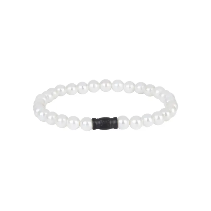 AZE Jewellery Herrenarmband Pearl Mountain Weiss 17,5cm