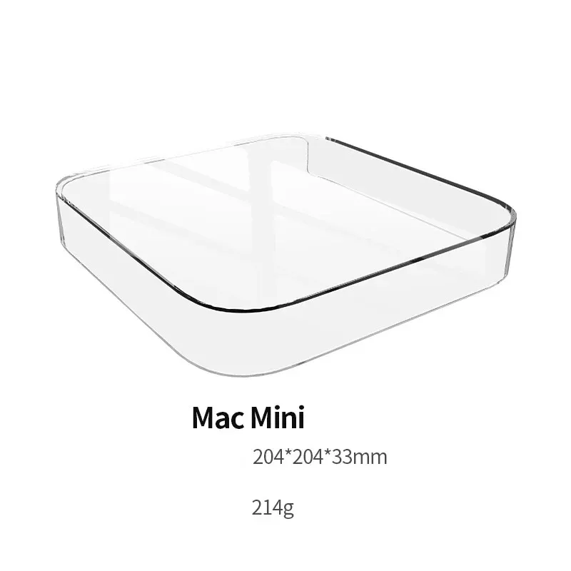 Acrylic Dust Cover for Apple Mac Mini & Mac Studio – Clear Protective Display Case Mac mini