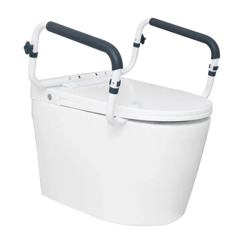 Adjustable Width Design Toilet Safety Frame with Padded Handles
