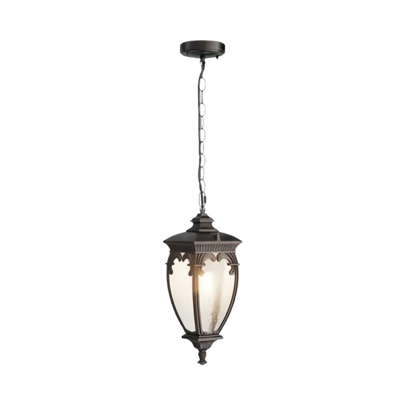 Pendelleuchte – Antikbronze Aluminium, 1 × E27, IP44 Schutz, Höhe 40 cm - Fleur | Maytoni