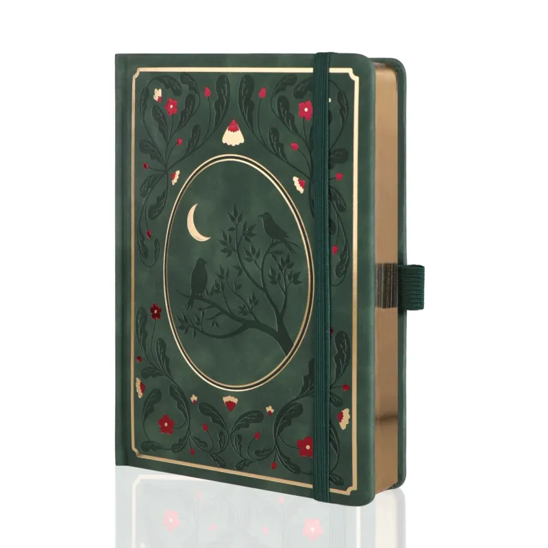B5 Moonlight Melody Notebook - Green