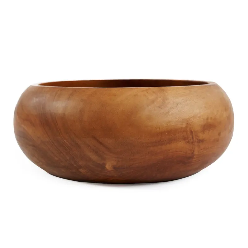 Obstschale – Teakwurzel Material, Organische Form, Nachhaltiges Design | Bazar Bizar Antwerp