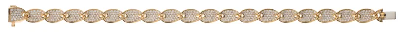 Armband Gelbgold 750 mit 468 Brillanten 3.05ct H SI