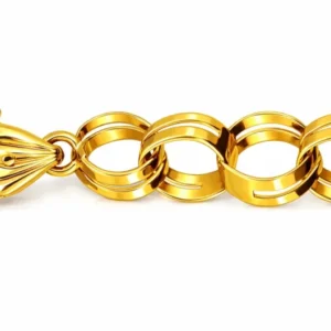 Armband Gelbgold 750, 9.3mm breit