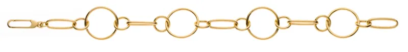 Armband Gelbgold 750 poliert 20cm