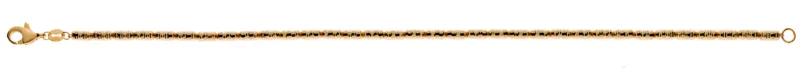 Armband Gelbgold 750 Tube geschliffen 19cm