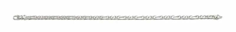 Armband Oeil de Perdrix Weissgold 750, 5mm, 22cm