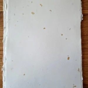 briefpapier gold goldflocken