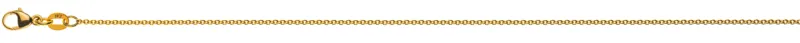 Collier Rundanker Gelbgold 375 ca. 1.3mm Light Version