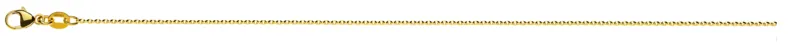 Collier Anker oval Gelbgold 375 ca. 1.2mm Messerschliff
