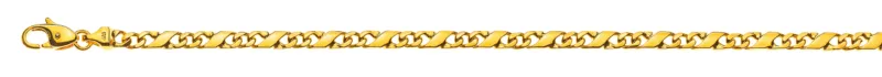 Armband poliert Gelbgold 750 ca. 4.0 mm