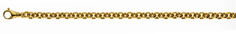 Collier Erbs Gelbgold 750 Handarbeit 6,5mm 45 cm