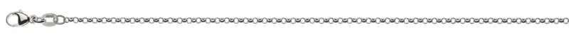 Collier Erbskette Weissgold 750 ca. 2.0mm