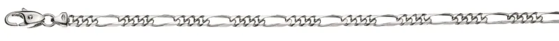 Collier Figaro Weissgold 750 ca. 4.0mm