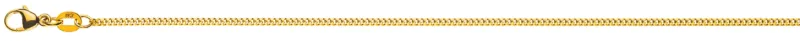 Collier Panzerkette Geschliffen Gelbgold 585 ca. 1.6 mm