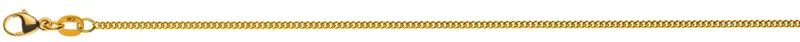 Collier Rundpanzerkette Gelbgold 750 ca. 1.6mm