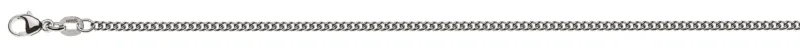 Collier Rundpanzerkette Weissgold 750 ca. 2,1mm