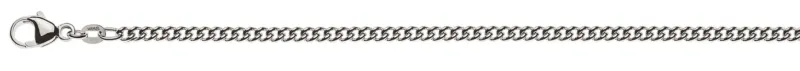 Collier Rundpanzerkette Weissgold 750 ca. 2,8mm