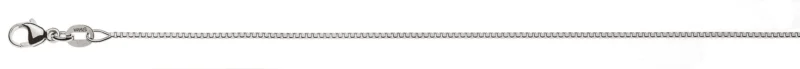 Collier Venezianer diamantiert Weissgold 750 0.9mm