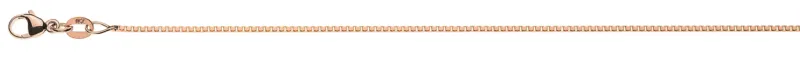 Collier Venezianer diamantiert Rotgold 750 1.0mm