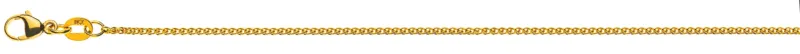 Collier Zopf Gelbgold 585 ca. 1.2mm