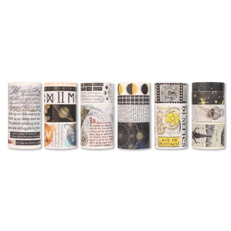 Cosmic Nebula Washi Tape - Set of 18