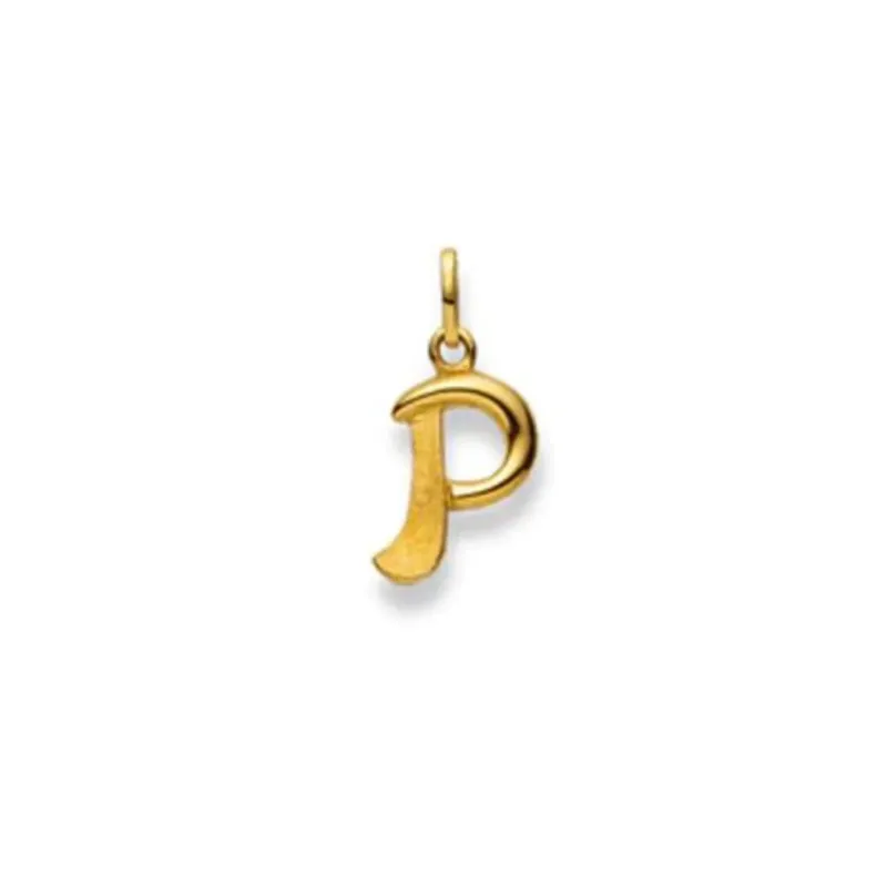 Buchstaben Anhänger in 18 Karat Gold - 750 - P