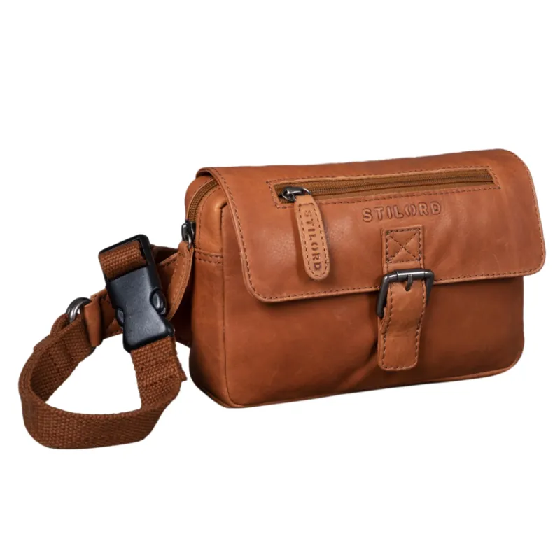 B-WARE "Ian" Gürteltasche Leder Herren