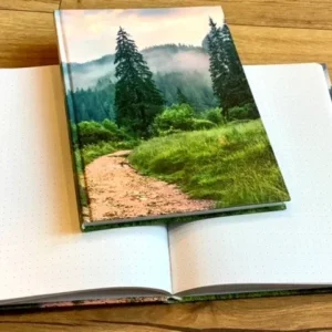 Notizbuch A5 Berglandschaft Punktraster Hardcover - Polly Paper - Umweltfreundliche Schreibwaren