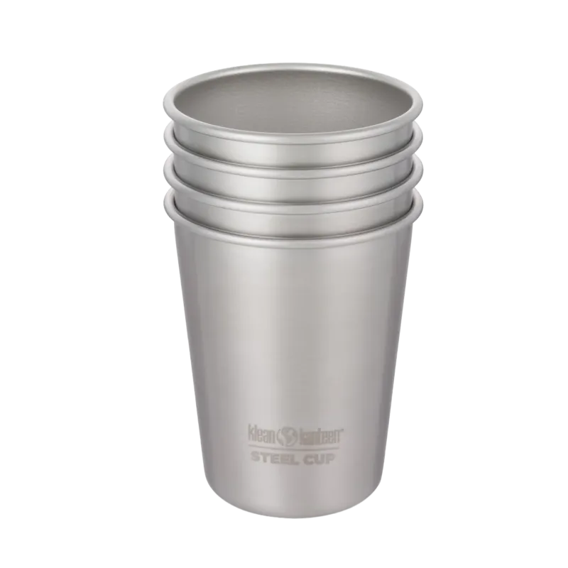 Edelstahl Trinkbecher Pint Cup 296ml 4er Set
