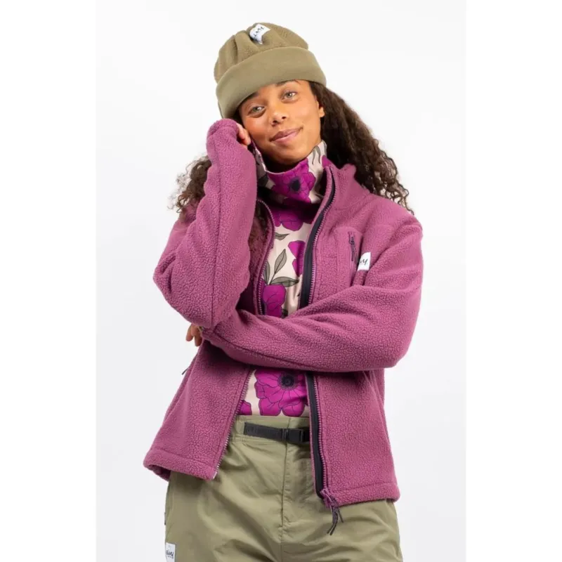 Eivy VERSA SHERPA JACKET Fleecejacke Damen Pinkgundy-Nitrobags-Shop