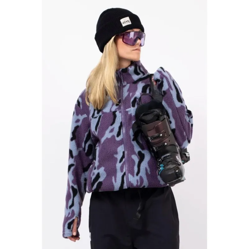Eivy VERSA SHERPA JACKET Fleecejacke Damen Purple Stray-Nitrobags-Shop