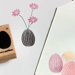 Stempel Vase / Ei (Cats on appletrees)
