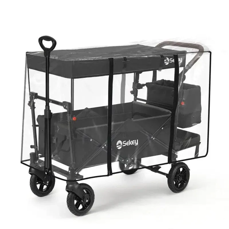 Sekey Bollerwagen Regenschutz, 110x60x75cm Sekey