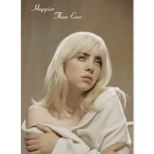 Billie Eilish Poster Cover Happier Than Ever